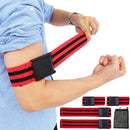 Bundle Booty Resistance Bands Blood Flow Restriction Straps for Glute and Hip Exercising Fitness Red