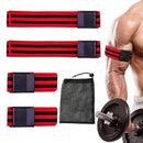 Bundle Booty Resistance Bands Blood Flow Restriction Straps for Glute and Hip Exercising Fitness Red