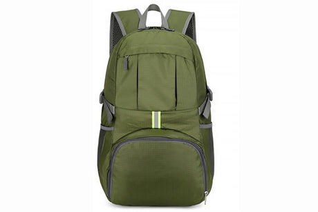 30L Ultra Lightweight Foldable Waterproof Backpack Travel Camping Hiking Outdoor Sports Bag - Green