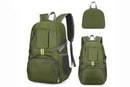 30L Ultra Lightweight Foldable Waterproof Backpack Travel Camping Hiking Outdoor Sports Bag - Green