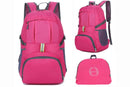 30L Ultra Lightweight Foldable Waterproof Backpack Travel Camping Hiking Outdoor Sports Bag - Purple