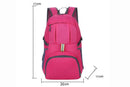 30L Ultra Lightweight Foldable Waterproof Backpack Travel Camping Hiking Outdoor Sports Bag - Purple