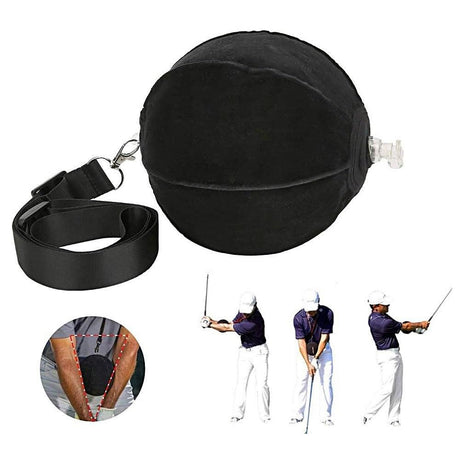 Inflatable Golf Impact Ball Golf Swing Trainer Aid Pratice Posture Correction Adjustable Arm Motion Guide