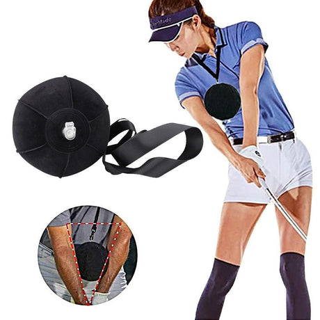 Inflatable Golf Impact Ball Golf Swing Trainer Aid Pratice Posture Correction Adjustable Arm Motion Guide