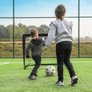 Portable Soccer Goal Net Quick Set-up Training Equipment for Backyard Soccer Black