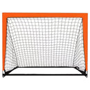 Portable Soccer Goal Net Quick Set-up Training Equipment for Backyard Soccer Orange
