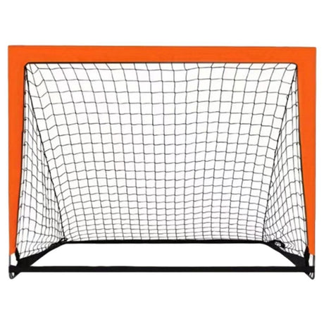 Portable Soccer Goal Net Quick Set-up Training Equipment for Backyard Soccer Orange