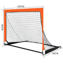 Portable Soccer Goal Net Quick Set-up Training Equipment for Backyard Soccer Orange