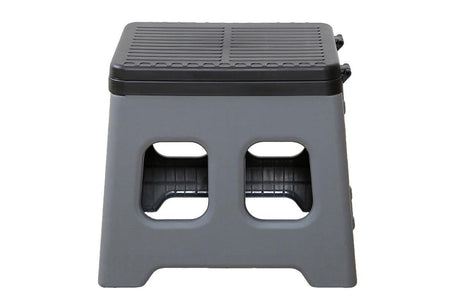 Portable Folding Toilet for Camping & Travel - Grey