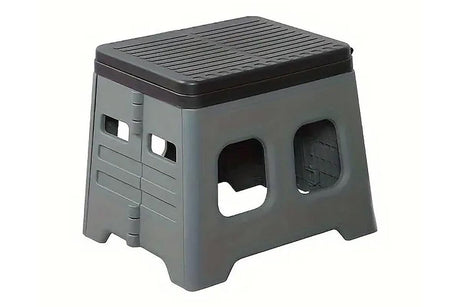 Portable Folding Toilet for Camping & Travel - Grey