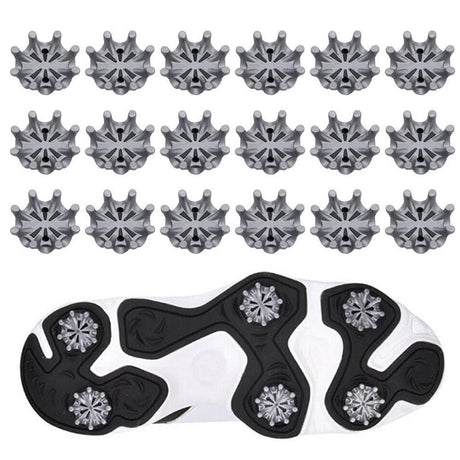 18PCS Screw Golf Shoe Spikes Set Fast Twist Studs Cleats for Lawn Cricket Shoe Players