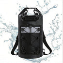 Roll-Top Backpack Dry Bag with Handle for Fishing Boating and Camping Black - S