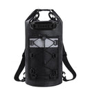 Roll-Top Backpack Dry Bag with Handle for Fishing Boating and Camping Black - M