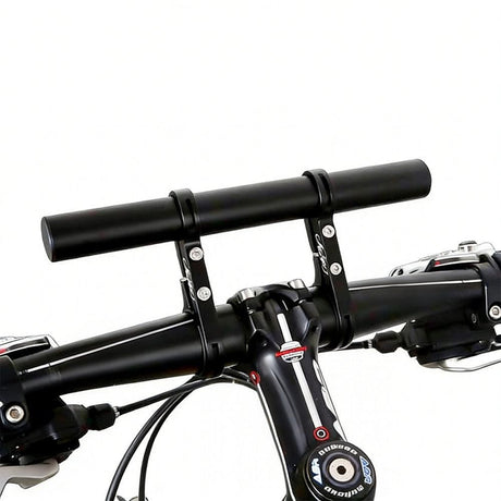 20cm Aluminum Alloy Bicycle Handlebar Extender Mount for Bike Accessories Black