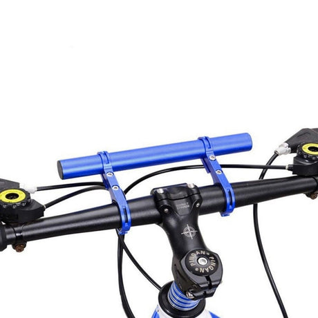 20cm Aluminum Alloy Bicycle Handlebar Extender Mount for Bike Accessories Blue