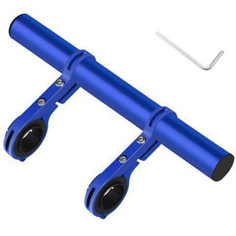20cm Aluminum Alloy Bicycle Handlebar Extender Mount for Bike Accessories Blue