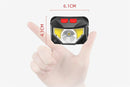 Rechargeable Motion Sensor LED Headlamp Head Torch Headlight