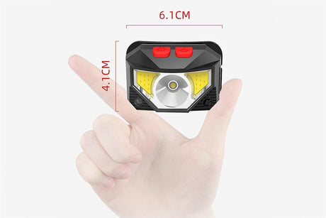 Rechargeable Motion Sensor LED Headlamp Head Torch Headlight
