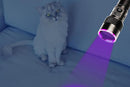 365nm Black Light UV Flashlight With LCD Display Rechargeable Torch Lamp