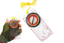 Professional Compass with Map Scale Multifunctional Baseplate