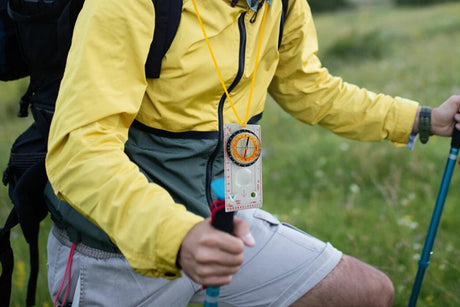 Professional Compass with Map Scale Multifunctional Baseplate
