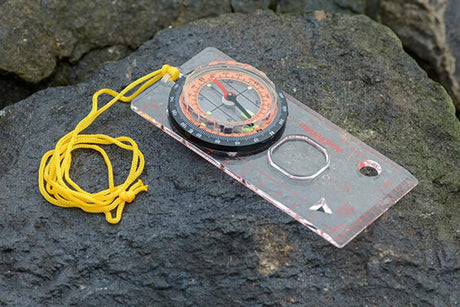 Professional Compass with Map Scale Multifunctional Baseplate
