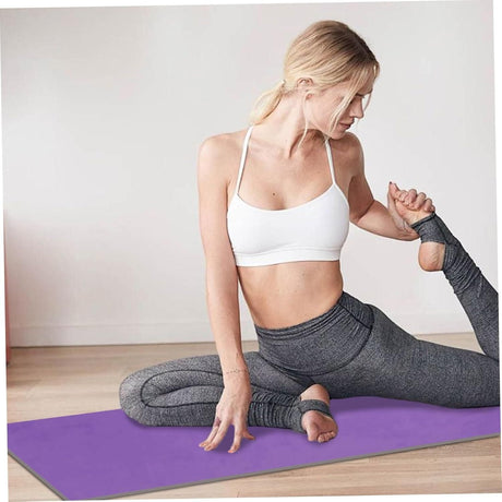 Non-slip High Temperature Yoga Towel Blue 183x63cm Microfiber 1pc