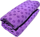 Non-slip High Temperature Yoga Towel Blue 183x63cm Microfiber 1pc