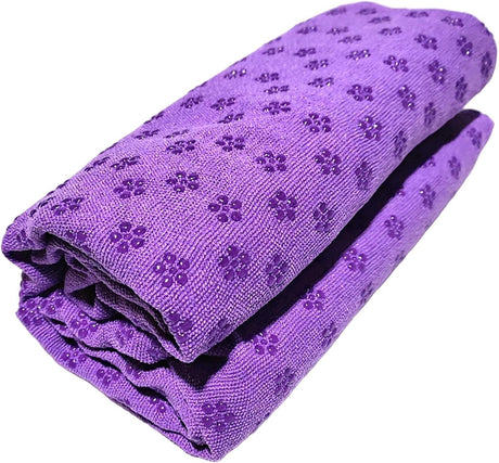 Non-slip High Temperature Yoga Towel Blue 183x63cm Microfiber 1pc