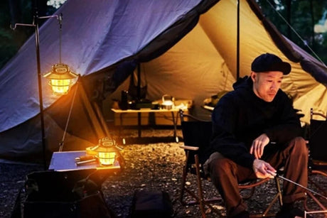 Portable Camping Light Waterproof LED Tent Lantern Rechargeable Outdoor Hanging Lamp