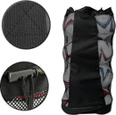 1pc Ball Storage Bag Black L Mesh Net Bag for Basketball Football Volleyball