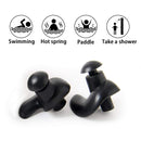 6-Pairs Reusable Silicone Ear Plugs - Waterproof for Swim Surf Shower & Water Sports - Adults