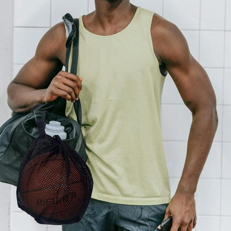 Basketball net bag, football bag, ball bag, drawstring net bag, special for training, can hold balls