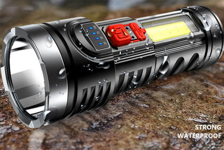 Super Bright Torch 6 Led Flashlight USB Rechargeable Tactical light