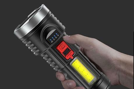 Super Bright Torch 6 Led Flashlight USB Rechargeable Tactical light