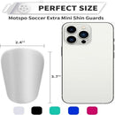 2-pack of mini soccer shin guards. Soccer protective gear - 10x6cm