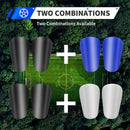 2-pack of mini soccer shin guards. Soccer protective gear - 10x6cm