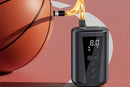 Electric Ball Pump with LCD Display Preset Pressure for Basketball Soccer