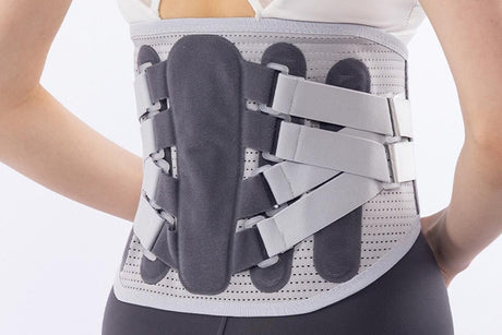Adjustable Lumbar Support Belt Lower Back Brace With Lumbar Pad Waist Belt - M