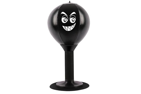 Desk Punching Bag Desktop Toy with Strong Suction Cup Fun Punch Desktop Game-Black