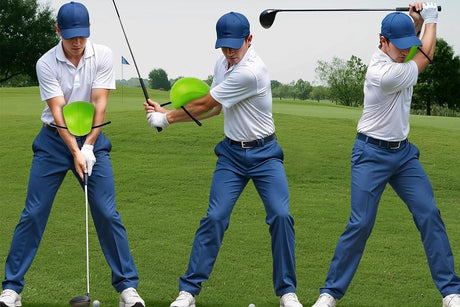 Golf Swing Training Aid Tools Golf Training Ball Posture Correction - Black