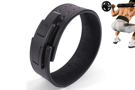 Professional Powerlifting Belt for Squat Deadlift-Black M