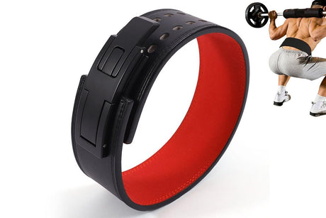 Professional Powerlifting Belt for Squat Deadlift-Red S