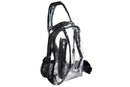 Clear Sling Bag PVC Crossbody Bag for Stadium Events Concerts and Hiking