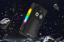 Aluminum Alloy Portable Mini Flashlight with 365nm UV Light and RGB Side Lamp