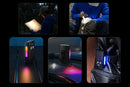 Aluminum Alloy Portable Mini Flashlight with 365nm UV Light and RGB Side Lamp