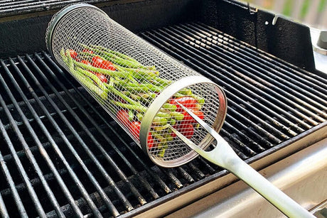 Rolling Grilling Basket -30cm