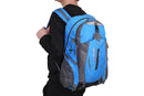 Water-resistant Hiking Backpack Travel Camping Nylon Outdoor Bag for Men and Women -Blue