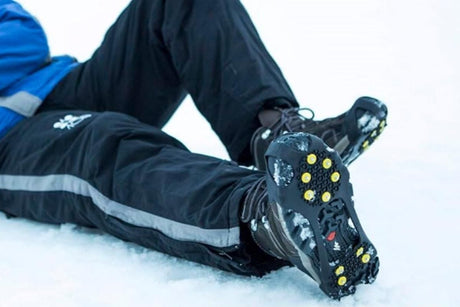 Ice Cleats Crampons Snow Shoe Spikes Grips Anti-Slip for Shoes Boots -L