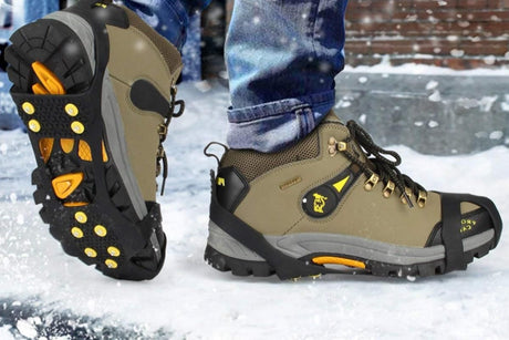 Ice Cleats Crampons Snow Shoe Spikes Grips Anti-Slip for Shoes Boots -L
